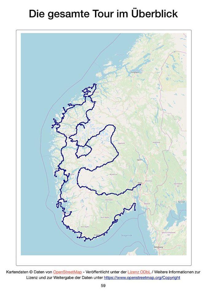 wanderkarte norwegen-titelbild
